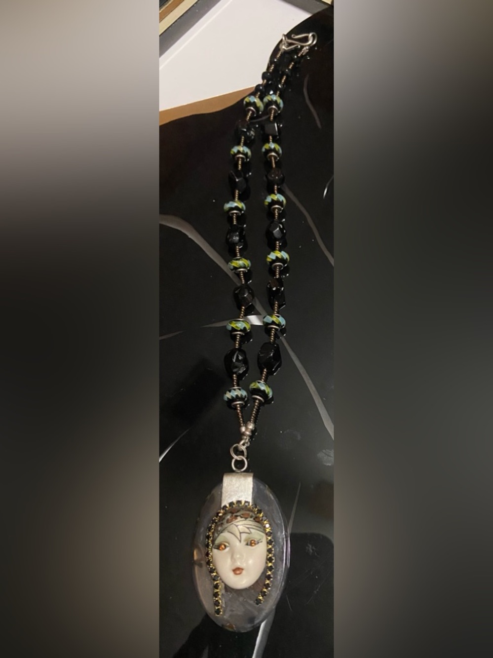 ONE OF A KIND- Necklace- Adagio-Double sided